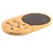 Дошка для нарізки та подачі сиру з набором аксесуарів бамбукова (91790001)