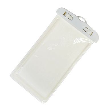 Чохол для телефону водонепроникний, білий з прозорим (46630017)