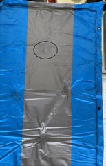 Самонадувний килимок Supretto для кемпінгу, Синьо-чорний (уцінка) (6024/5)