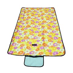 Раскладной коврик для пикника 145х80 см, желтый