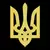 Наліпка на авто Герб України 10х15 см (7789)