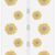Москитная сетка Меджик Меш с подсолнухами, белая (4744-1)