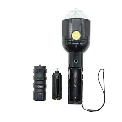 Светодиодный цветной проектор-фонарик со штативом (5241)