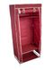 Тканевый шкаф органайзер портативный (1 секция), бордовый (4506)