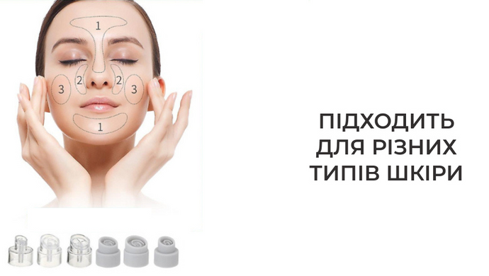 Апарат для вакуумного чищення пор обличчя (8653)