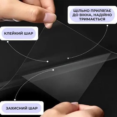 Бронированная защитная пленка на окна ударопрочная 152x100 см (уценка)