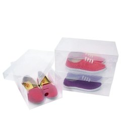 Коробка прозрачная с крышкой для обуви Supretto 4 шт. (8473)