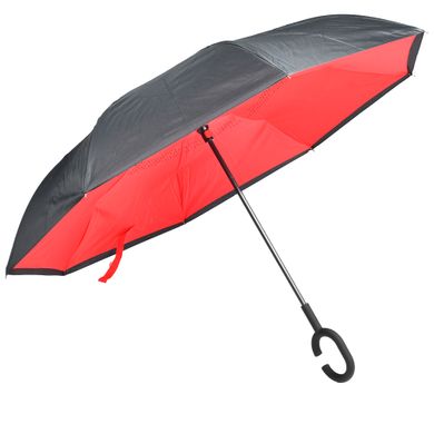 Умный зонт Наоборот, красный (4687)