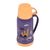 Термос для напитков Daydays детский с ручкой и чашкой, 1 л, фиолетовый с оранжевым (82790002)