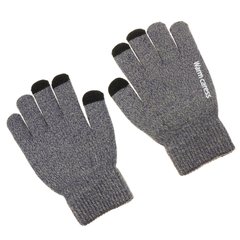 Сенсорні рукавички, сірі (5466)
