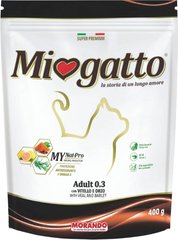 Сухий корм для дорослих кішок Morando MioGatto Adult with Veal and Barley з телятиною та ячменем 400 г (8007520086028) (00-00021661)