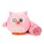 Мягкая игрушка-подушка с пледом Сова Джавелина 3 в 1, розовая (78100001)