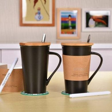 Керамічна чашка з кришкою Starbucks memo (уцінка) (5161/1)
