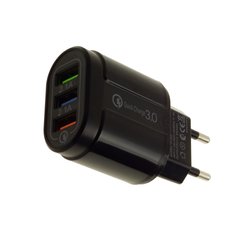 Адаптер швидкої зарядки на 3 USB порта (5988)