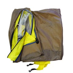 Палатка для кемпинга Supretto двухместная, желтая (6023)