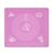 Коврик-подложка для раскатывания теста 29х26 см, розовый (4769)