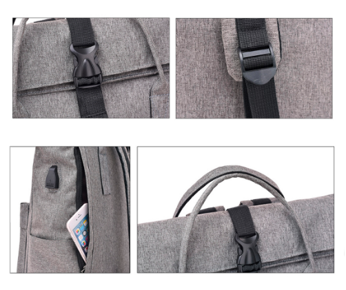 Школьный ранец-сумка с USB зарадкой
