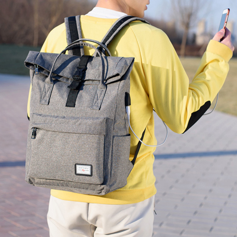 Школьный ранец-сумка с USB зарядкой 